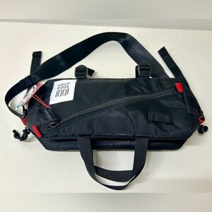 Topo Designs Black On Black Waist Pack Shoulder Sling Bag QUICK PACK